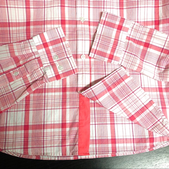 RW & Co. Fitted Long Sleeve Checkered Shirt, Size M - Picture 7 of 10